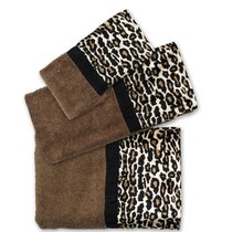 Animal print bathroom online towels